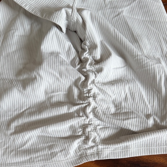 lululemon athletica White Ribbed All it Takes Short Sleeve Tee - Picture 3 of 3